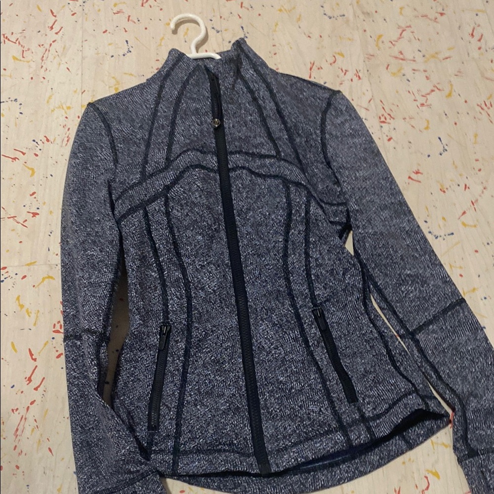 lululemon define jacket size 0 houndstooth